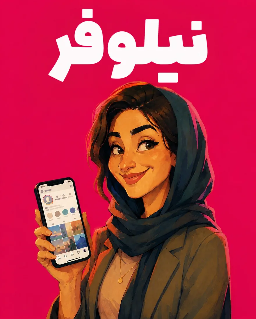 نیلوفر — دستیار بازاریابی و فروش
